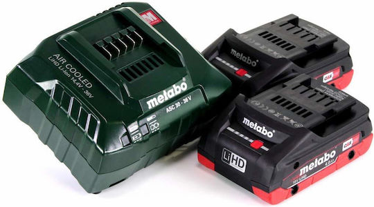 Metabo SSD 18 LTX 200 BL Ударна Отвертка На Батерия Безчетков 18V 2x4Ah