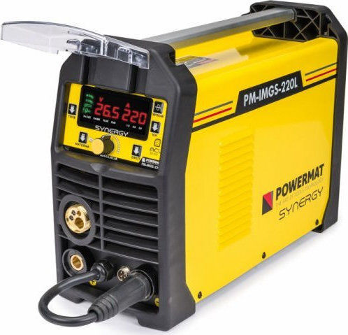 Powermat PM-IMGS-220L Ηλεκτροκόλληση Inverter MAG / MIG / TIG / MMA με Μέγιστο Ρεύμα Συγκόλλησης 220A και Κύκλο Εργασίας 100%