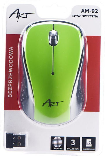 Art AM-92 Wireless Mouse Green