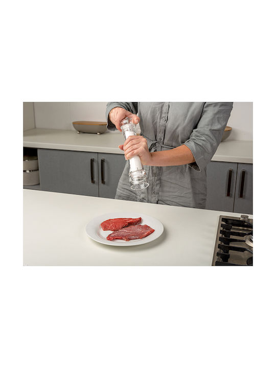 Nava Acer Manual Plastic Spice Mill 26.5cm Transparent