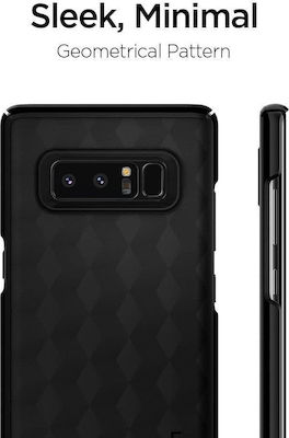 Spigen Thin Fit Umschlag Rückseite Kunststoff Schwarz (Galaxy Note 8) 587CS22051