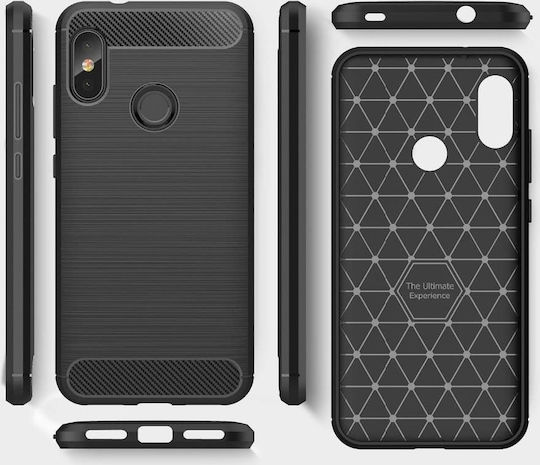 Hurtel Mi A2 Mi 6x Back Cover Silicone Black (Xiaomi Mi 6X/Mi A2)
