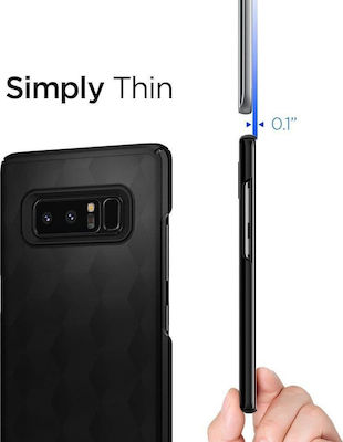 Spigen Thin Fit Umschlag Rückseite Kunststoff Schwarz (Galaxy Note 8) 587CS22051