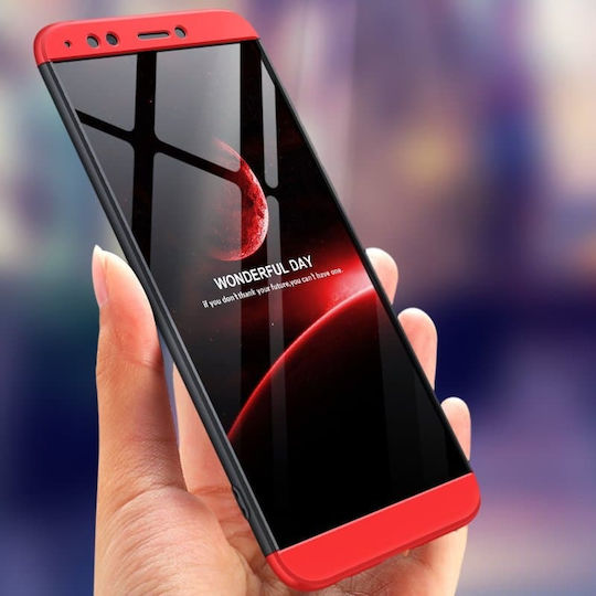 360 Vollschutz Kunststoff Rot (Huawei Y7 2018/Y7 Prime 2018)