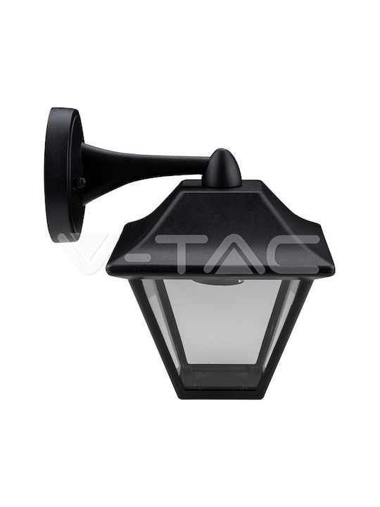 V-TAC Wall-Mounted Outdoor Lantern IP44 E27 Black