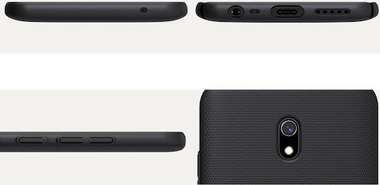 Nillkin Super Frosted Umschlag Rückseite Kunststoff Wasserdicht Schwarz (Redmi 8A)