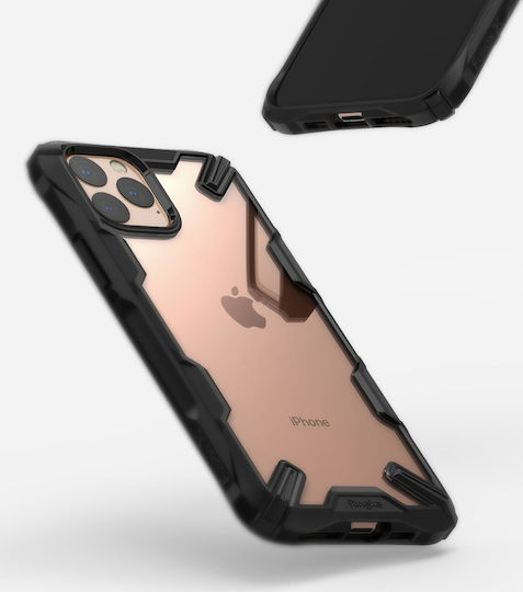 Ringke Fusion X Задна корица Силикон с Каишка Черен (iPhone 11 Pro)