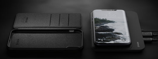 Nomad Rugged Folio Buchen Sie Synthetisches Leder 0.75mm Schwarz (iPhone 11 Pro Max)