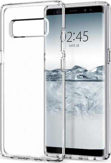 Spigen Liquid Crystal Back Cover Σιλικόνης Διάφανο (Galaxy Note 8)