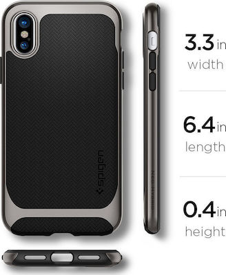 Spigen Neo Hybrid Coperta din spate Sintetic Negru (iPhone X / XS) 057CS22165