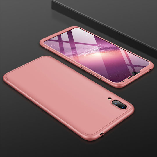 360 Full Cover Πλαστικό 0.3mm Ροζ Χρυσό (Huawei Y7 2019 / Y7 Prime 2019)