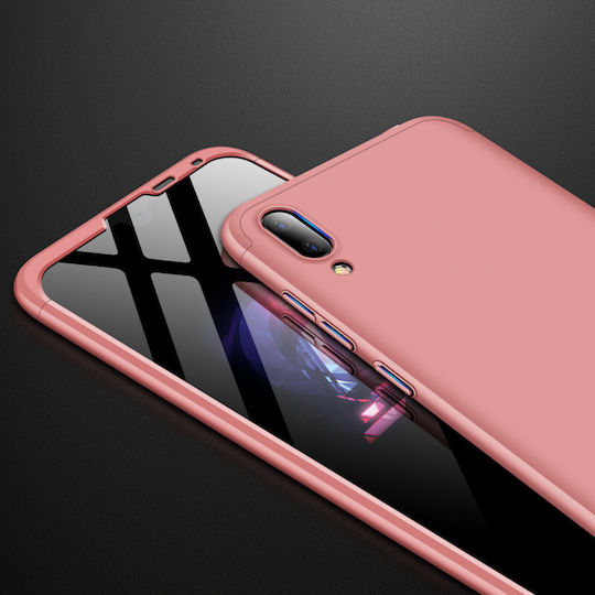 360 Full Cover Πλαστικό 0.3mm Ροζ Χρυσό (Huawei Y7 2019 / Y7 Prime 2019)