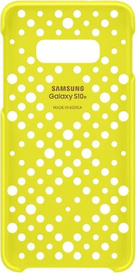 Samsung Umschlag Rückseite Kunststoff Gelb (Galaxy S10e)