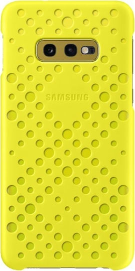 Samsung Umschlag Rückseite Kunststoff Gelb (Galaxy S10e)