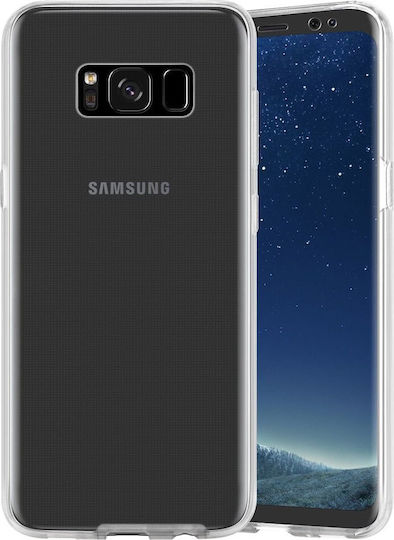 Forcell Front/Back 360 Full Cover Σιλικόνης 0.5mm Διάφανο (Galaxy S8+)
