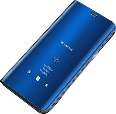 Hurtel Clear View Plastic Book Blue (Galaxy J5 2017)