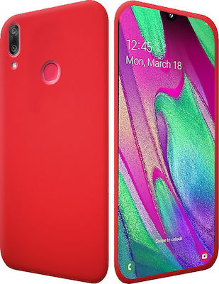 Senso Soft Touch Back Cover Σιλικόνης Κόκκινο (Xiaomi Redmi 7)