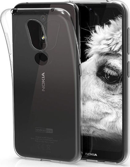 Hurtel Задна корица Силикон 0.5мм Прозрачен (Nokia 4.2)