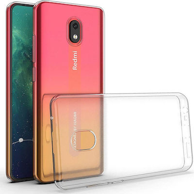 Hurtel Coperta din spate Silicon rezistent Transparent (Redmi 8A)