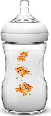 Philips Plastic Bottle Natural Anti-Colic with Silicone Nipple for 1+ months Tigers 260ml 1pcs