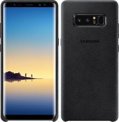 Samsung Alcantara Cover Μαύρο (Galaxy Note 8)
