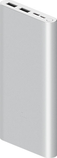 Xiaomi Mi PowerBank 3 10000mAh 18W cu 2 Porturi USB-A Argint