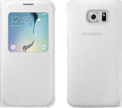 Samsung Buchen Sie Synthetisches Leder Weiß (Galaxy S6) EF-CG920PWEGWW