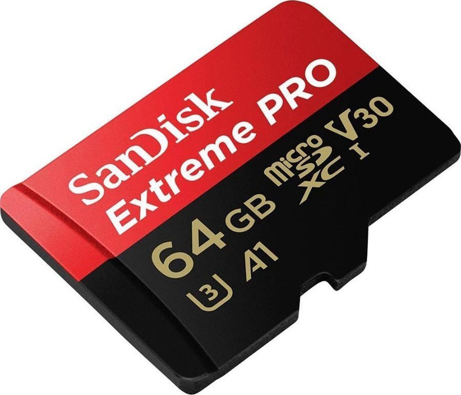 Sandisk Extreme Pro microSDXC 64GB U3 V30 A1 with Adapter | Skroutz.gr