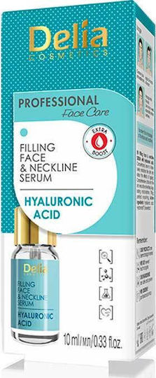 Delia Cosmetics Hyaluronic Acid Moisturizing and Anti-aging Serum for Face with Hyaluronic Acid 10ml