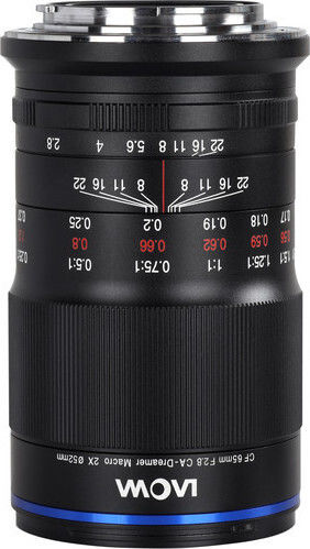 Laowa Crop Kameraobjektiv 65mm f/2.8 2x Ultra APO Teleobjektiv / Makro für Sony E Mount Black