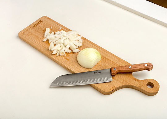 Nava Terrestrial Нож Santoku от Неръждаема Стомана 17см