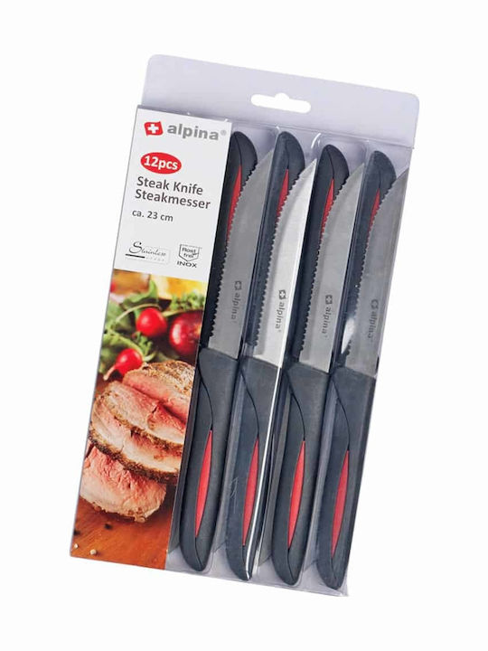 Alpina Knife Set of Stainless Steel 22.8cm 95602 12pcs