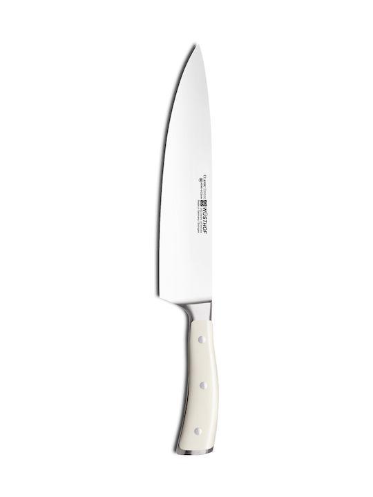 Wusthof Classic Ikon Μαχαίρι Chef από Ανοξείδωτο Ατσάλι Creme 23cm 4596-0-23 1030430123