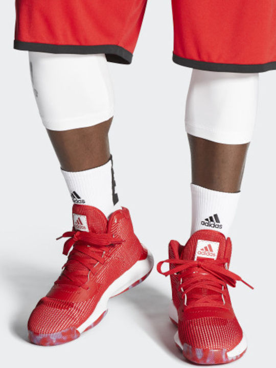 Pro Bounce 2019 Basketballschuhe Scarlet / Cloud White