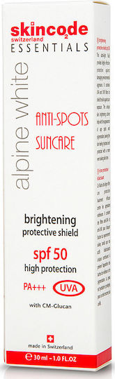 Skincode Essentials Alpine White Cream Face Day with SPF50 30ml