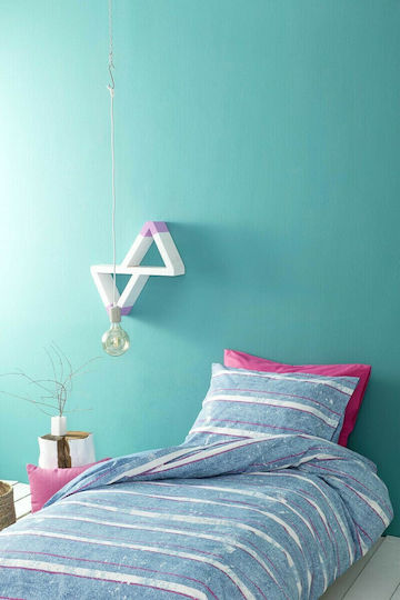 Nima Παιδικό Πάπλωμα Διπλής Όψης Μονό Jeans Pink 160x240εκ.