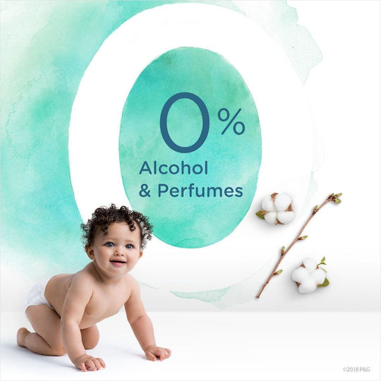 Pampers Pure Aqua Hypoallergen Babytücher mit 99% Wasser, ohne Duftstoffe, Alkohol & Parabene 3x48Stk