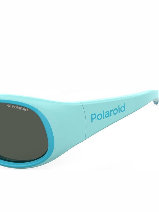Polaroid Baby Kids Sunglasses with Polarized Mirror Turquoise Lenses