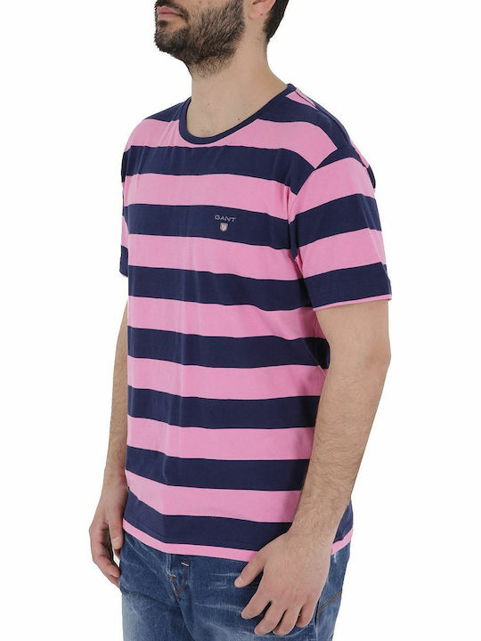 Gant Men's Short Sleeve T-shirt Pink