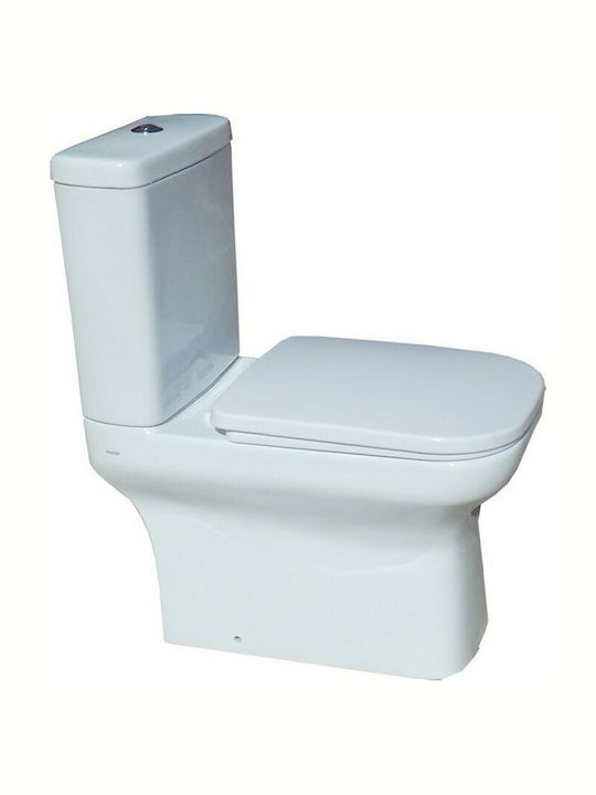 Huida Ariston Floor-Standing Toilet and Flush that Includes Soft Close Cover UF/SC