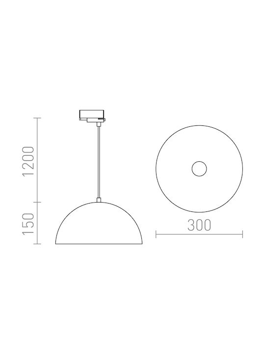 Rendl Light Studio Sintra Lustră O singură lumină Bell pentru Soclu E27 Argint