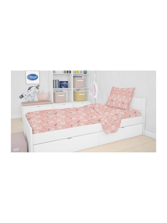 Dimcol Smile Kids Cotton Pillowcase 50x70cm 82 Coral 1925813108008283