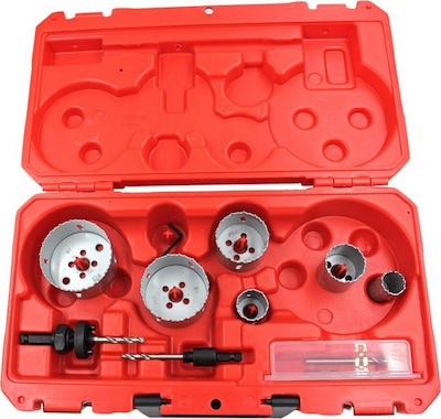 Milwaukee Hole Saw Set HSS with Diameter από 25mm έως 76mm for Wood and Metal