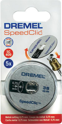 Dremel Ακριβείας EZ SpeedClic SC409 Диск за рязане Метал 38мм 5бр