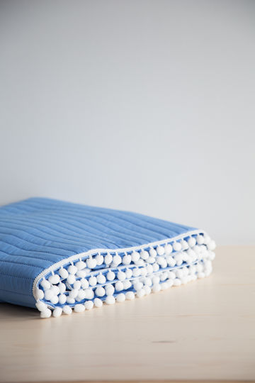 Nima Kids Quilt Single Finesse Blue 160x240cm