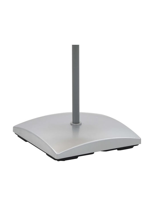 vidaXL Stehleuchte H135xB22cm. mit Fassung für Lampe E14 Weiß