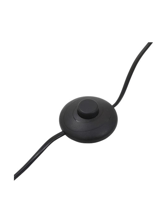 vidaXL Stehleuchte H135xB22cm. mit Fassung für Lampe E14 Weiß