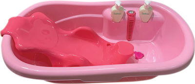 Cangaroo Baby Bath Santorini with Thermometer Pink 107366