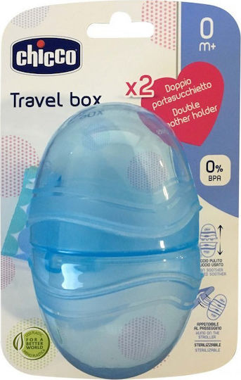 Chicco Pacifier Case Made of Blue Plastic