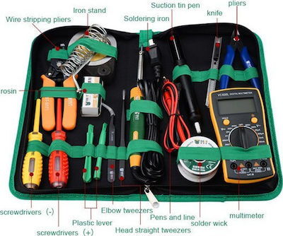 Best BST-113 Werkzeugschatulle mit 16 Werkzeugsatz für Elektriker